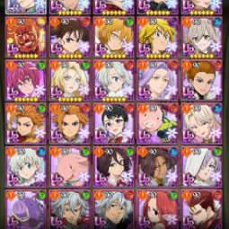 [7DS101][Global] Gems 500-1000 | [Demon's Lord Secretary] Shion, [Proven Power] Milim Nava | UR 47 | SSR 15 | LR Covenant of Light Ludociel , 0